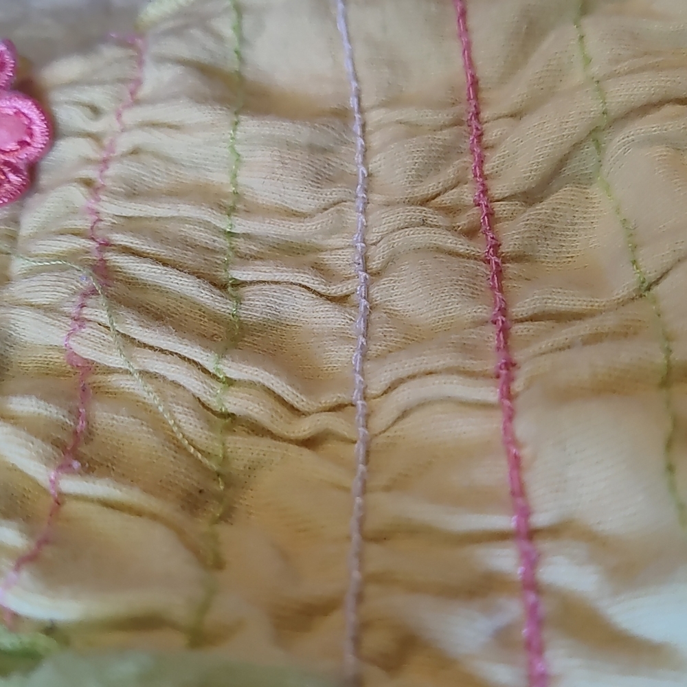 4/$10 Floral Easter Yellow Spring Outfit Dress Shirt/Pants! - Picture 3 of 11